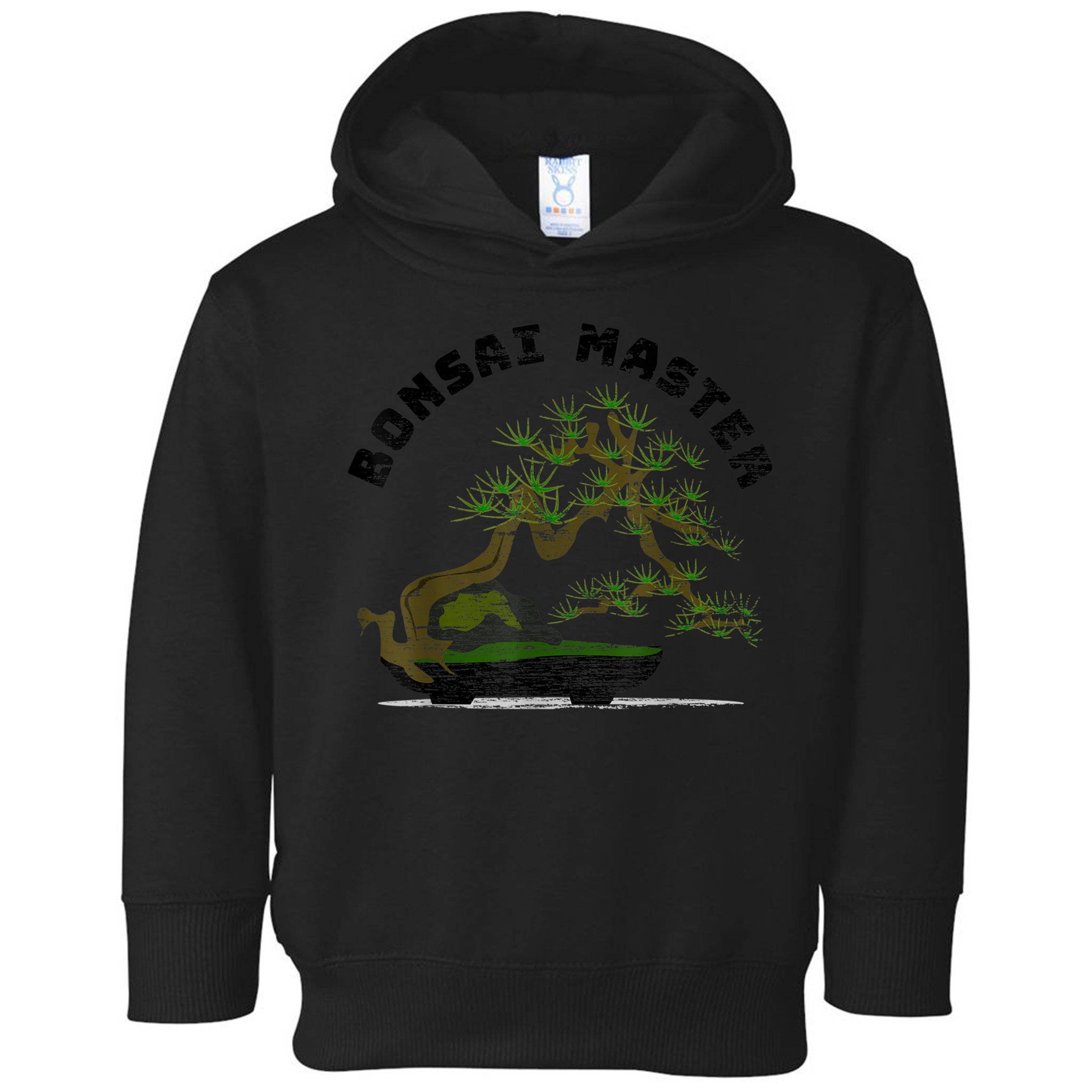Vintage Bonsai Master Bonsai Tree Toddler Hoodie