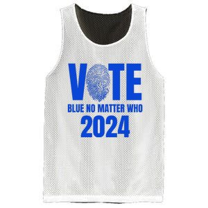 Vote Blue No Matter Who 2024 Mesh Reversible Basketball Jersey Tank