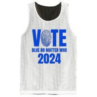 Vote Blue No Matter Who 2024 Mesh Reversible Basketball Jersey Tank