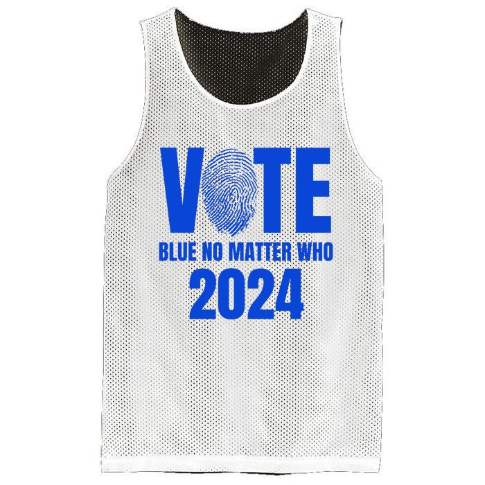 Vote Blue No Matter Who 2024 Mesh Reversible Basketball Jersey Tank