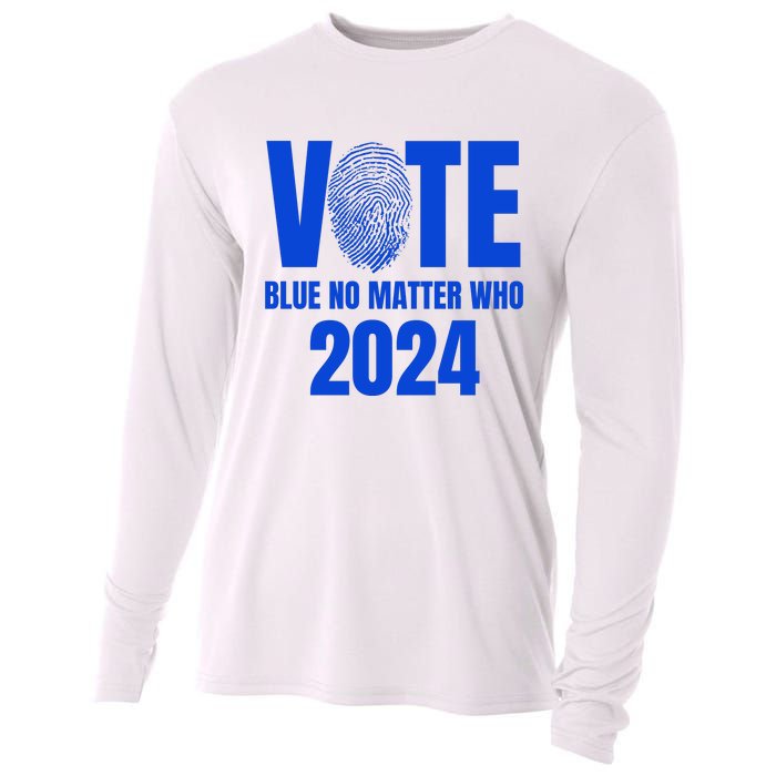 Vote Blue No Matter Who 2024 Cooling Performance Long Sleeve Crew