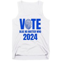 Vote Blue No Matter Who 2024 Tank Top