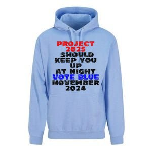 Vote Blue November 2024 Election Project 2025 Biden Democrat Unisex Surf Hoodie