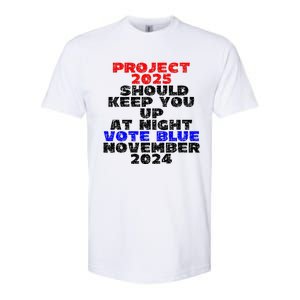 Vote Blue November 2024 Election Project 2025 Biden Democrat Softstyle CVC T-Shirt