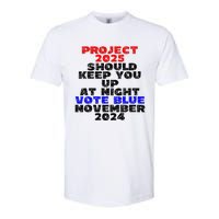 Vote Blue November 2024 Election Project 2025 Biden Democrat Softstyle CVC T-Shirt