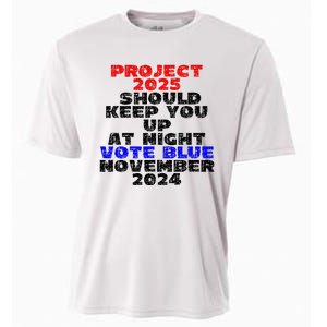 Vote Blue November 2024 Election Project 2025 Biden Democrat Cooling Performance Crew T-Shirt