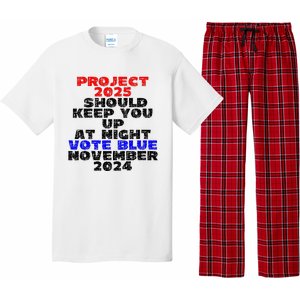 Vote Blue November 2024 Election Project 2025 Biden Democrat Pajama Set