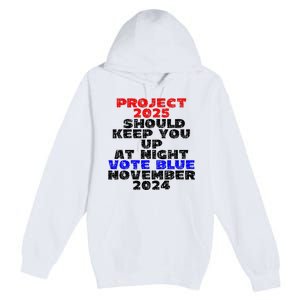 Vote Blue November 2024 Election Project 2025 Biden Democrat Premium Pullover Hoodie