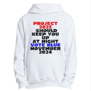 Vote Blue November 2024 Election Project 2025 Biden Democrat Urban Pullover Hoodie