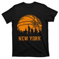 Vintage Basketball New York City Skyline Outfit T-Shirt