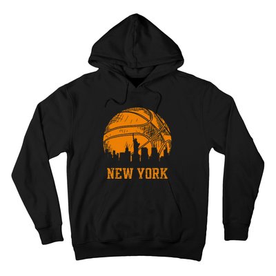 Vintage Basketball New York City Skyline Outfit Hoodie