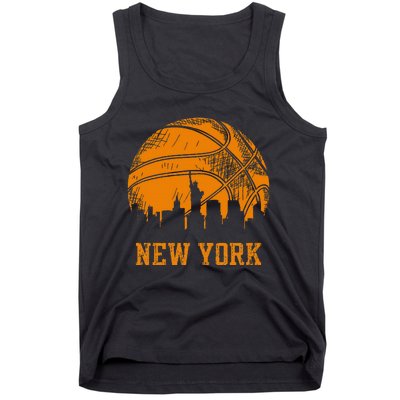 Vintage Basketball New York City Skyline Outfit Tank Top