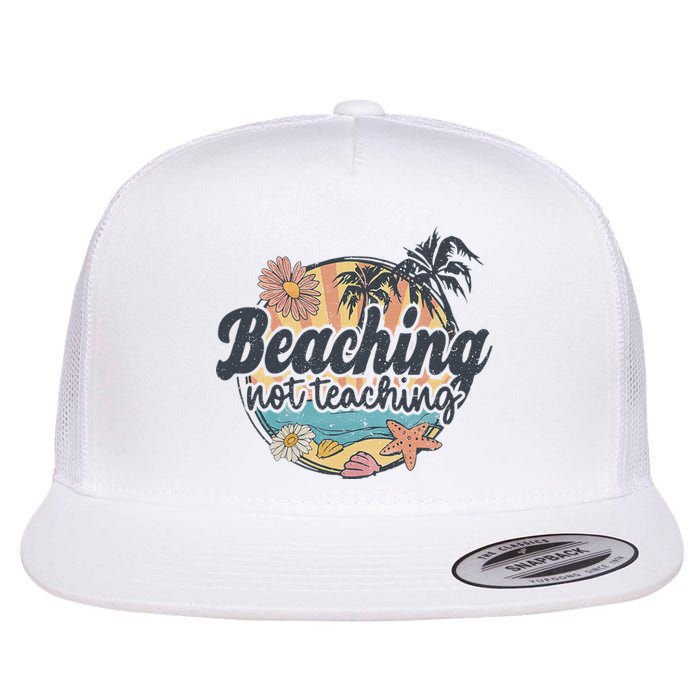 Vintage Beaching Not Teaching SchoolS Out For Summer Women Flat Bill Trucker Hat