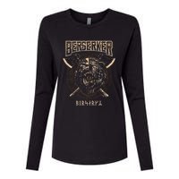 Viking Berserker Norse Pagan Bear Warrior Womens Cotton Relaxed Long Sleeve T-Shirt