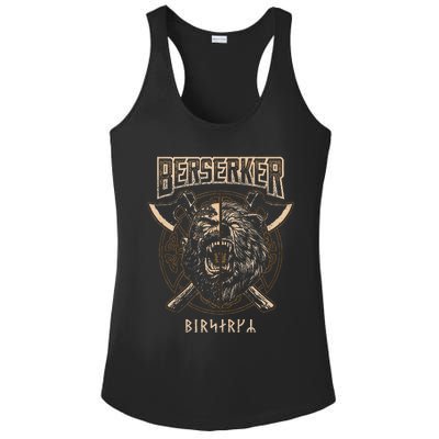 Viking Berserker Norse Pagan Bear Warrior Ladies PosiCharge Competitor Racerback Tank