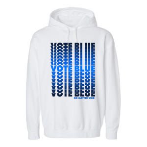 Vote Blue No Matter Who Quote Democracy Election 2024 Garment-Dyed Fleece Hoodie