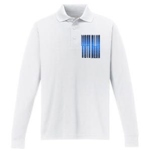 Vote Blue No Matter Who Quote Democracy Election 2024 Performance Long Sleeve Polo