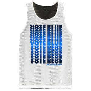 Vote Blue No Matter Who Quote Democracy Election 2024 Mesh Reversible Basketball Jersey Tank