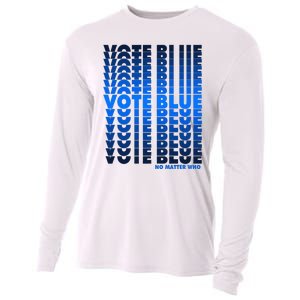 Vote Blue No Matter Who Quote Democracy Election 2024 Cooling Performance Long Sleeve Crew