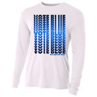 Vote Blue No Matter Who Quote Democracy Election 2024 Cooling Performance Long Sleeve Crew