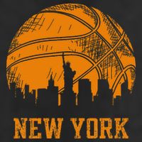 Vintage Basketball New York City Skyline Hat