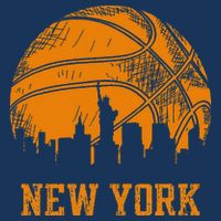 Vintage Basketball New York City Skyline T-Shirt