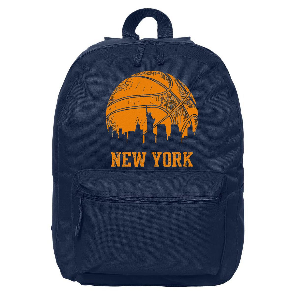 Vintage Basketball New York City Skyline 16 in Basic Backpack