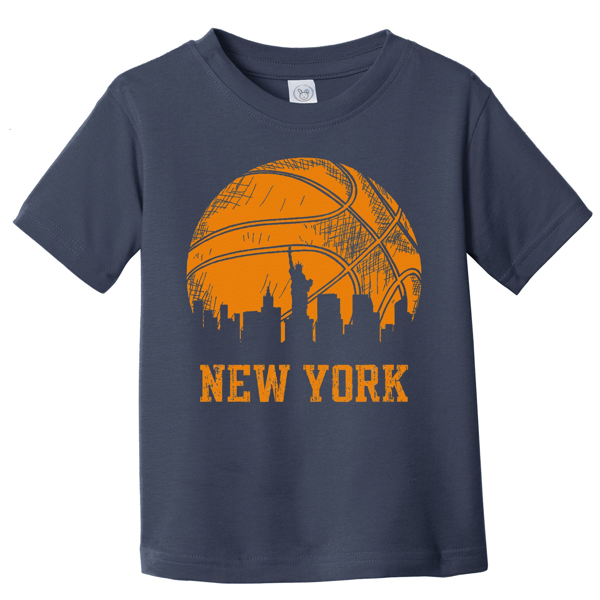 Vintage Basketball New York City Skyline Toddler T-Shirt