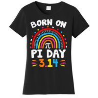 Vintage Born on Pi Day Math Lovers Teacher Birthday Women's T-Shirt