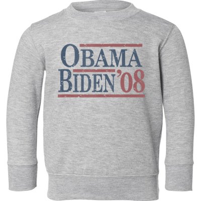 Vintage Barack Obama Joe Biden 2008 Toddler Sweatshirt