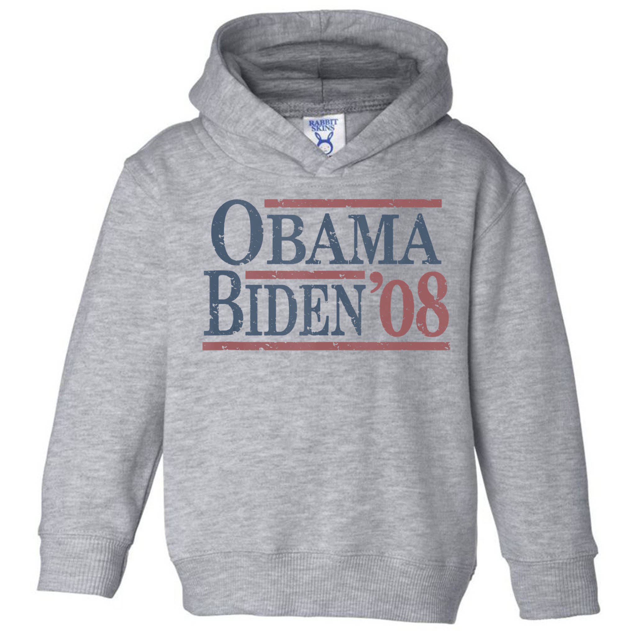 Vintage Barack Obama Joe Biden 2008 Toddler Hoodie