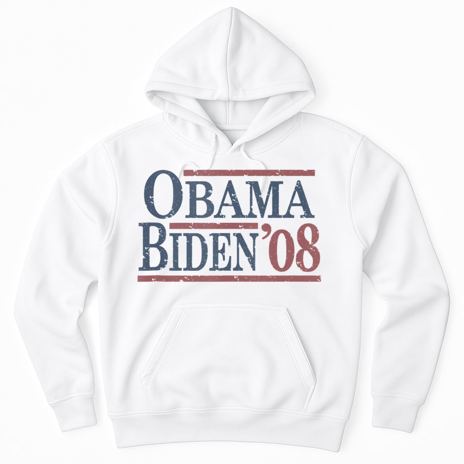 Vintage Barack Obama Joe Biden 2008 Hoodie