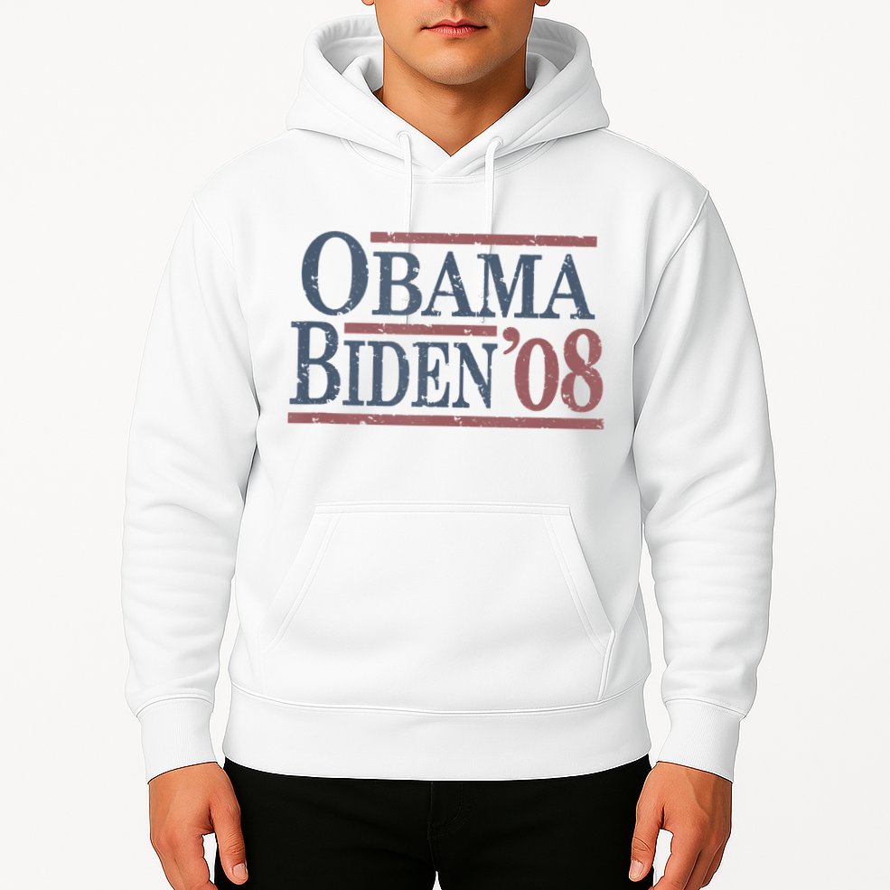 Vintage Barack Obama Joe Biden 2008 Hoodie
