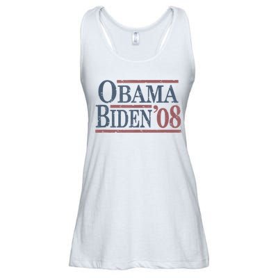 Vintage Barack Obama Joe Biden 2008 Ladies Essential Flowy Tank