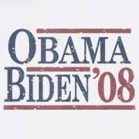 Vintage Barack Obama Joe Biden 2008 Visor