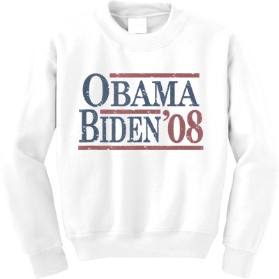 Vintage Barack Obama Joe Biden 2008 Kids Sweatshirt