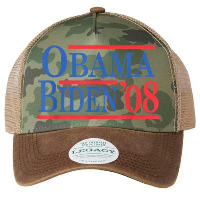Vintage Barack Obama Joe Biden 2008 Legacy Tie Dye Trucker Hat