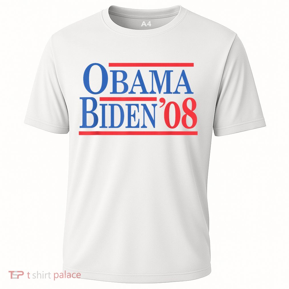 Vintage Barack Obama Joe Biden 2008 Performance Shirt