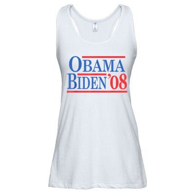 Vintage Barack Obama Joe Biden 2008 Ladies Essential Flowy Tank