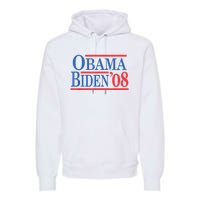 Vintage Barack Obama Joe Biden 2008 Premium Hoodie