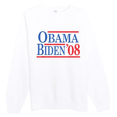 Vintage Barack Obama Joe Biden 2008 Premium Crewneck Sweatshirt