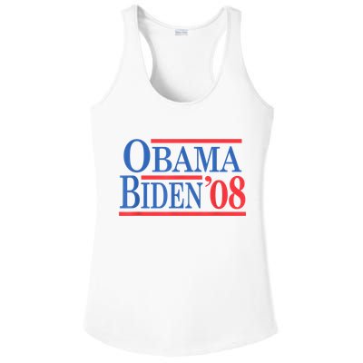 Vintage Barack Obama Joe Biden 2008 Ladies PosiCharge Competitor Racerback Tank