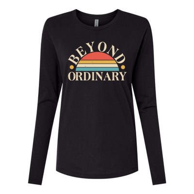 Vintage Beyond Ordinary Womens Cotton Relaxed Long Sleeve T-Shirt