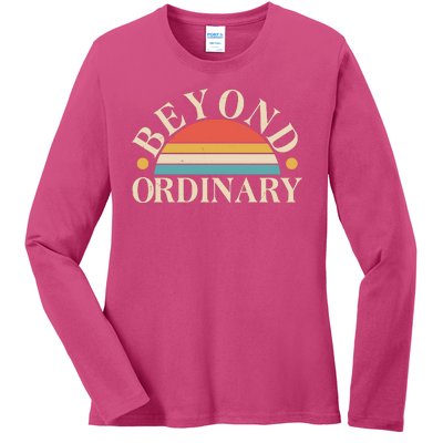 Vintage Beyond Ordinary Ladies Long Sleeve Shirt