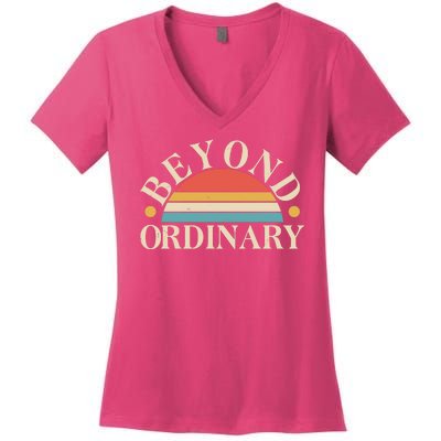 Vintage Beyond Ordinary Women's V-Neck T-Shirt