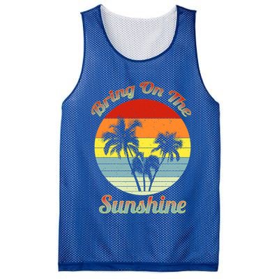 Vintage Bring On The Summer Sunshine Beach Gift Mesh Reversible Basketball Jersey Tank