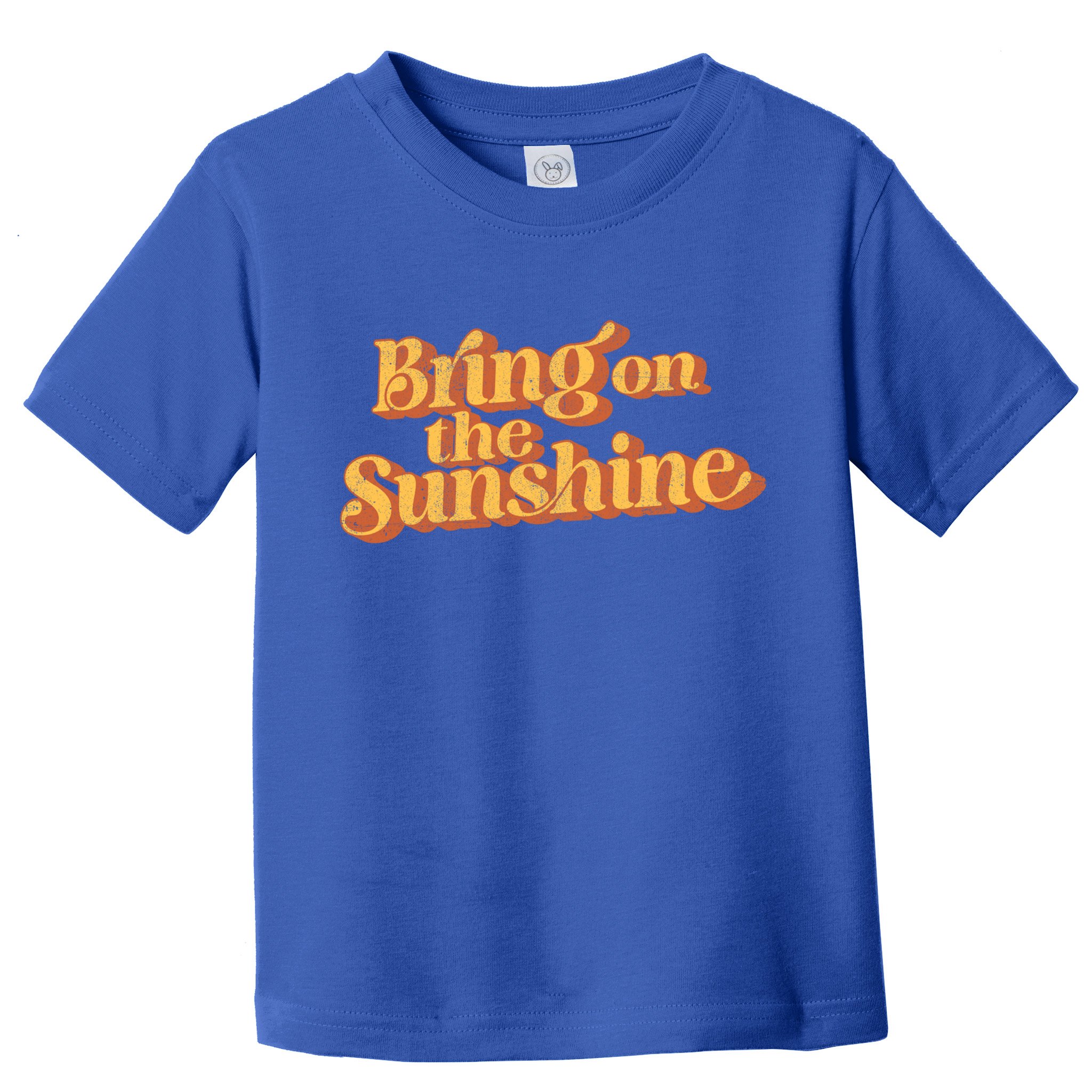 Vintage Bring On The Sunshine Cute Retro 70s Beach Vacation Cool Gift Toddler T-Shirt