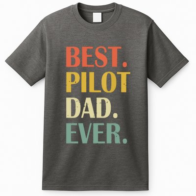 Vintage Best Pilot Dad Ever Fathers Day Funny Gifts T-Shirt