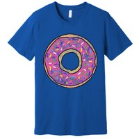 Vintage Big Pink Donut Meaningful Gift Premium T-Shirt