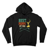 Vintage Best PopPi By Par Disc Golf Gift Dad Fathers Papa Tall Hoodie